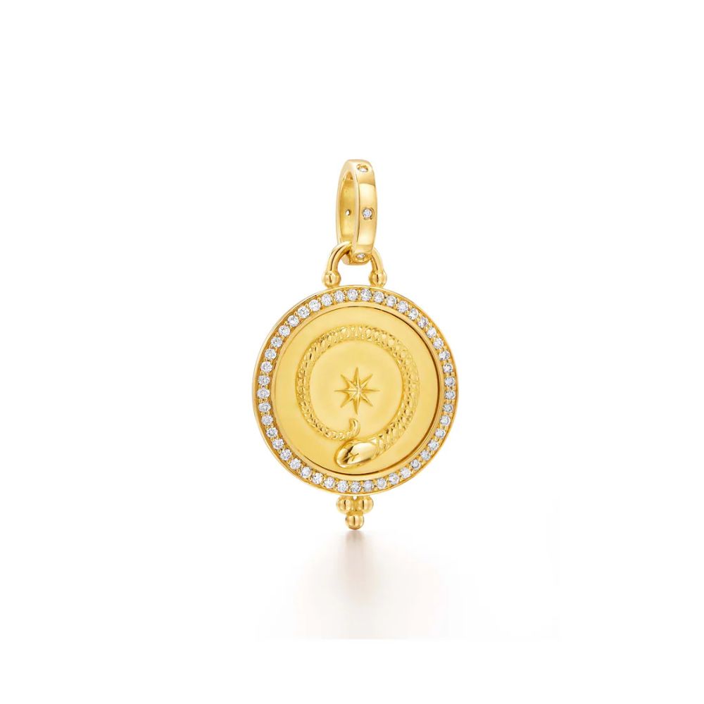 Temple St. Clair 18k Yellow Gold Diamond Terra Charm